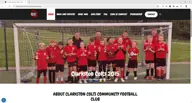 Clarkston Colts Homepage Screenshot